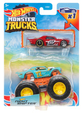 HOT WHEELS MONSTER TRUCK SI MASINUTA METALICA NIGHT SHIFTER